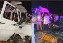 भीषण सड़क हादसा: ट्राले से टकराई बस, 18 की मौत